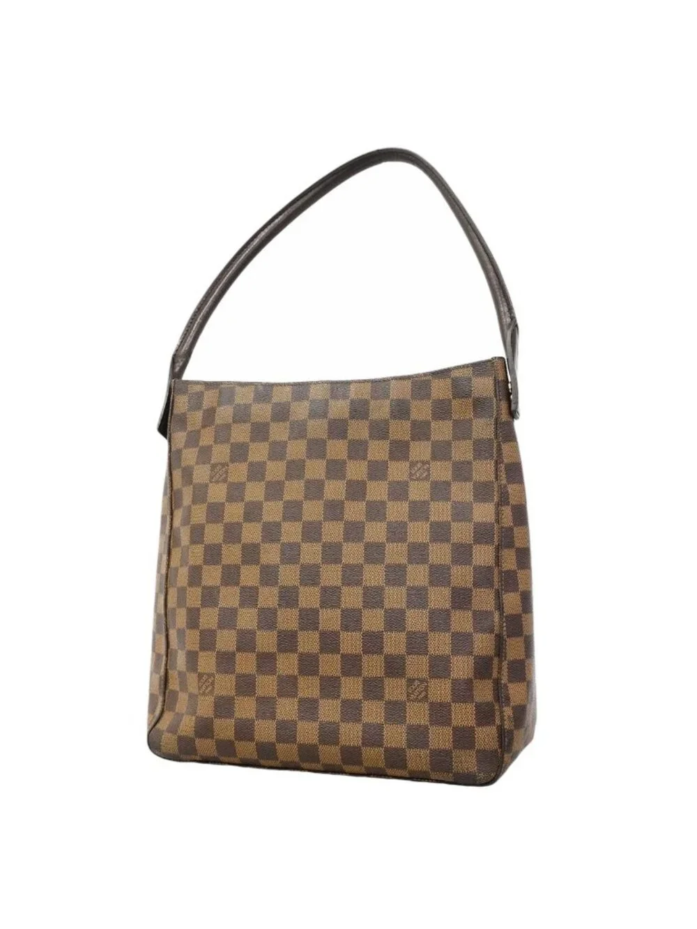Louis Vuitton Shoulder Bag Damier Looping GM Ebene